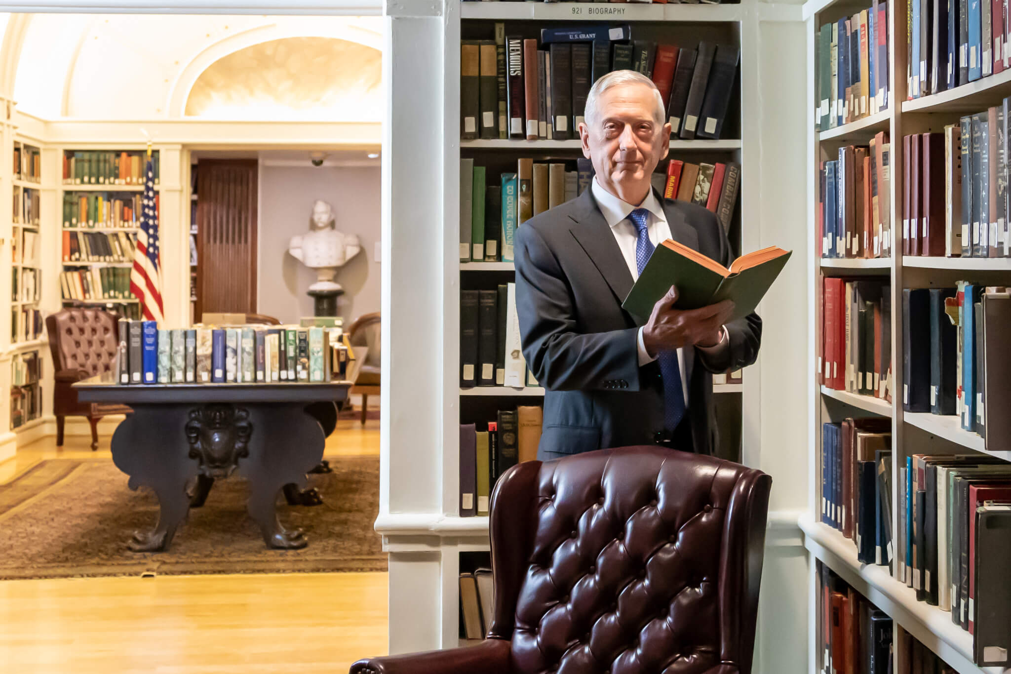Mattis talks leadership, career progression