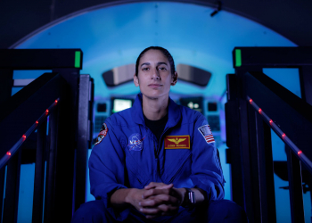 Marine achieves childhood dream of becoming an astronaut