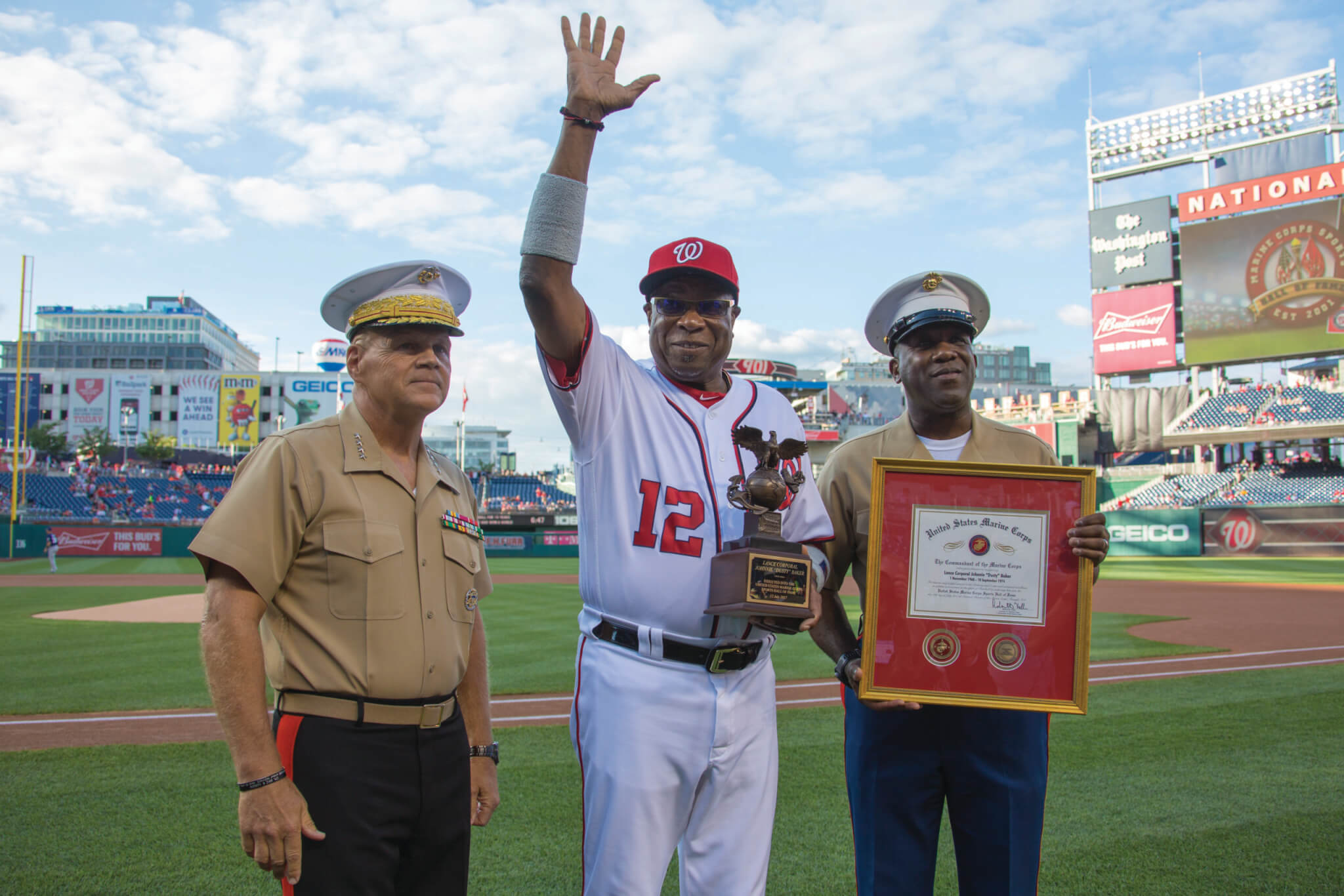 MLB legend Dusty Baker talks Marine roots