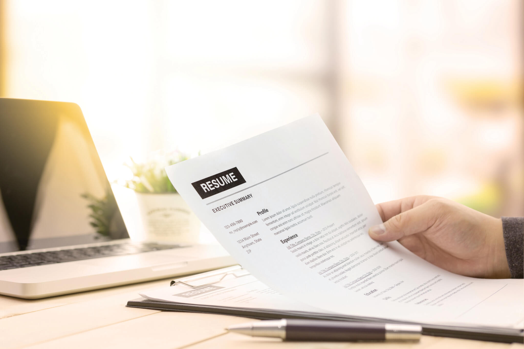 civilian resume