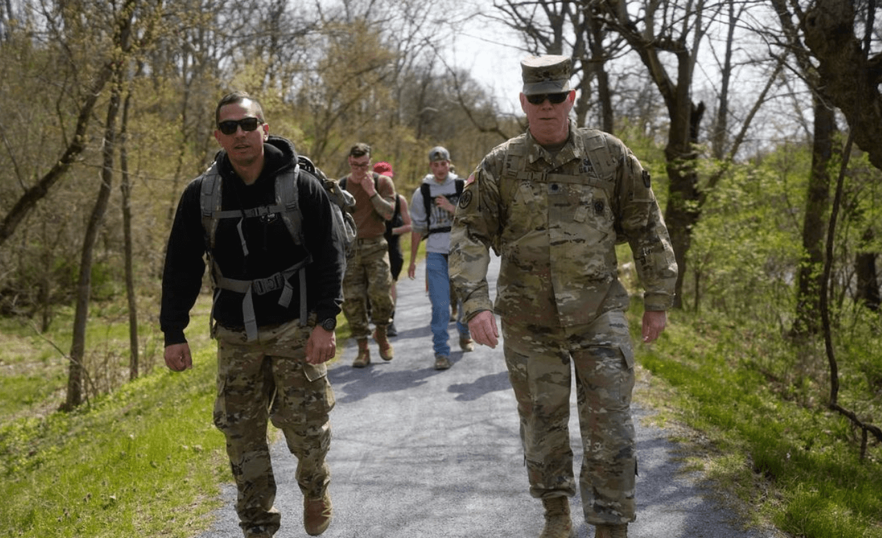 Guardsman uses humor to educate others on military service