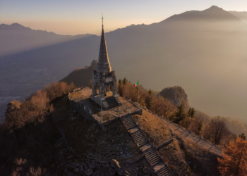 Ossuary of Monte Cimone di Tonezza is one of many important WWI battle sites you can find in the Vicenza pre-alps and Asiago Plateau.