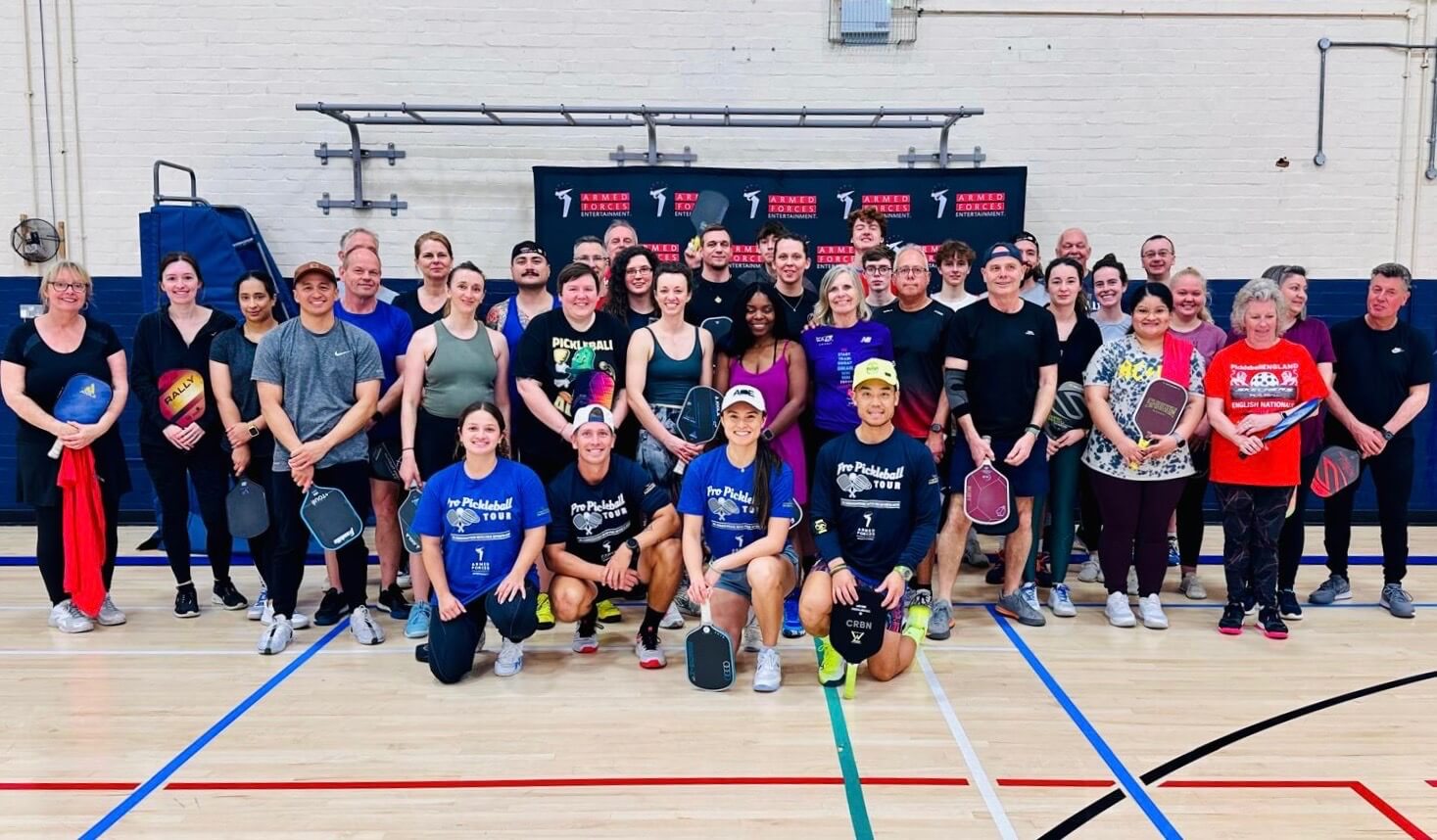 Pro pickleball player goes on tour for troops 