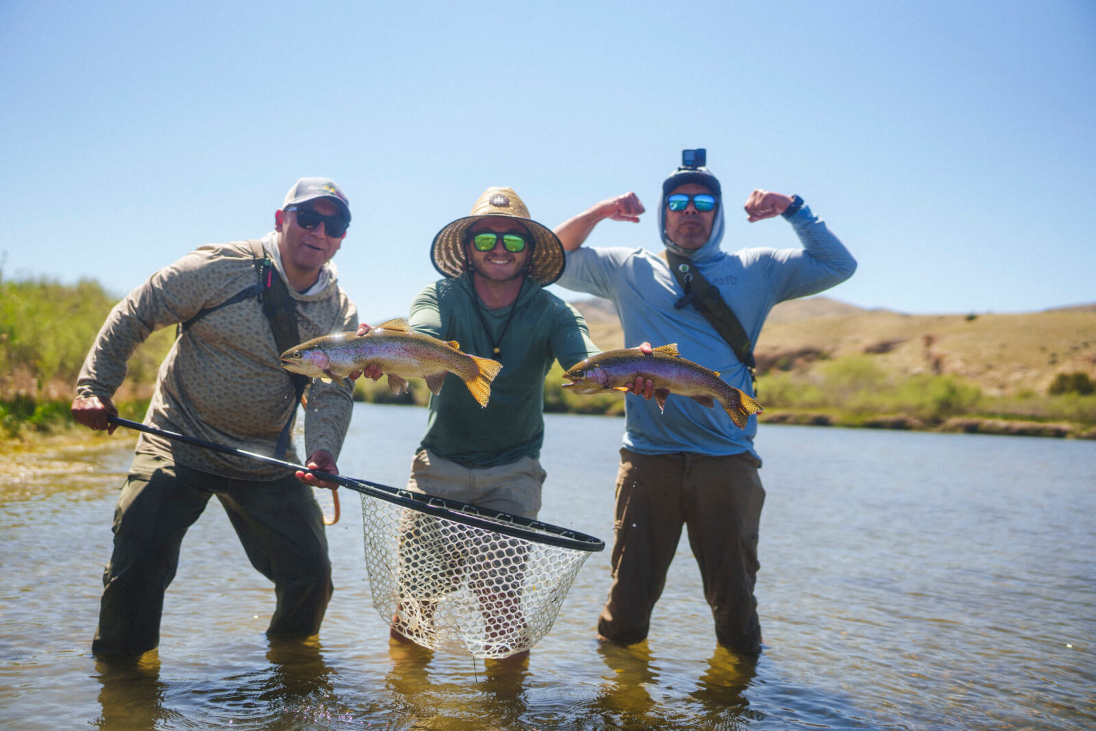 Project Healing Waters participants attend a June 2024 event at the Freedom Ranch for Heroes in Wise River, Montana. Photos
courtesy
Cameron
Cushman/Project
Healing
Waters.