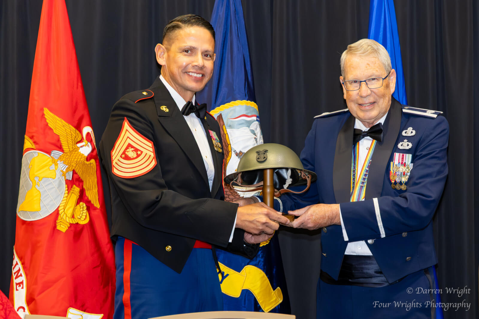 Top enlisted Marine receives the Distinguished Service Award from VSO