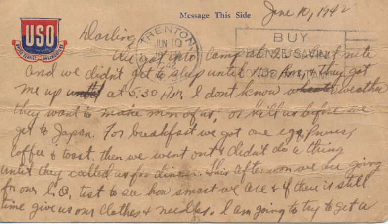 Letters home: a soldier’s intimate chronicle of World War II